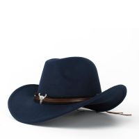 E Donne ดองลียูโอมินิดีลาน่า Scava Cappello Da Cowboy Occidentale Del Roll-Up Signore Outblack Sombrero Hombre Protezione Di Jazz