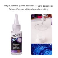 【Best-Selling】 komla 60ML Pigment Paint Pouring Medium Silicone Artist DIY Art Supply U4LD