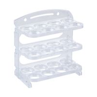 Easy To Use Eggs Holder Keep Eggs Neat Large Capacity Three Layer Design