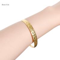 YONIT สร้อยข้อมือกำไลข้อมือผู้หญิงดูไบปรับได้24K สีทองอ่อนสำหรับผู้หญิงเครื่องประดับซาอุดิอาระเบีย