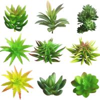 Artificial Succulents Plants Home Garden Bedroom Living Room Office Decoration Accessories Fake Plants Desktop Mini Small Bonsai