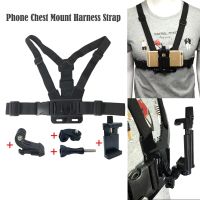 Universal Cell Phone Chest Mount Harness Strap Holder Mobile Phone Clip for Iphone 14 Pro Max phone Video Outdoor GoPro 11 SHOOT