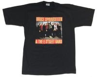 Bruce Springsteen E Street Band W/Clarence Clemons 1999 Tour สีดำ T เสื้อใหม่