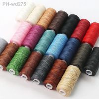 42 Colors 50M length Colorful Leather Sewing Thread Hand Stitching Sewing Waxed Thread Artisan String Wax Ropes Waxed Twine