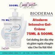 Gel Dưỡng Ẩm Bioderma Atoderm Intensive Gel Cream 75mL & 500mL Làm Dịu Cho