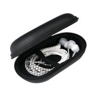 Oval Style EVA Headphone Carry Bag Hard For Power Beats PB In-Ear Earphone Charing Cable Pouches Storage Cases Mini Black Box