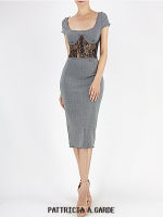 PATTRICIA A.GARDE Knit Dress with Corset Built-In เดรสคอร์เซ็ตผ้าเจอร์ซี่