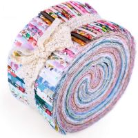 【HOT】❦ Jelly Roll Fabric Up Cotton Fabric Quilting Strips Patchwork