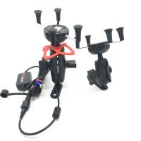 ○ Phone Holder USB Charger For BMW K1200R K1300R K1200S K1300S K1200/K1300 S/R Motorcycle GPS Navigation Mount Bracket