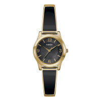 Timex TW2R92900 Main Street นาฬิกาข้อมือผู้หญิง Black/Gold