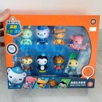 Octonauts แอ็คชั่นการ์ตูนตุ๊กตาสิ่งมีชีวิตของเล่น octopod playset ปรับแต่ง kwazii peso barnacles เค้ก decora. ของขวัญสำหรับเด็ก