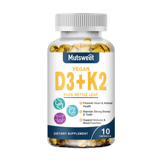 Vitamin d3 5000iu + k2viên nang phức hợp 100mcg hỗ trợ sức khỏe tim - ảnh sản phẩm 1