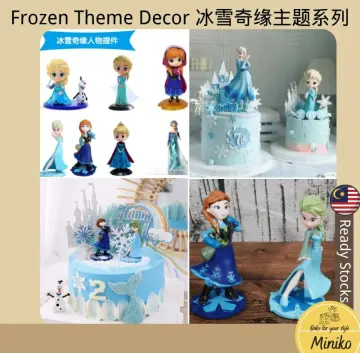 50pcs Edible Snowflake Christmas Cake Decorating Tools Cupcake Topper  Wedding Baby Shower Kids Birthday Decoration Frozen Party
