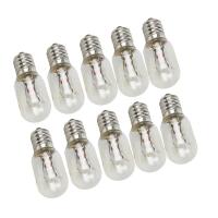 10pcs Refrigerator Light 120V 15W E12 Fridge Light Tungsten Filament Lamp Salt Lamp Incandescent Bulb for Bedroom Home