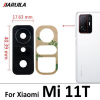 เลนส์กระจกกล้องถ่ายรูปหลังด้านหลังใหม่สำหรับ Xiaomi Mi 11T /Mi 11T Pro พร้อมสติกเกอร์