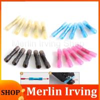 Merlin Irving Shop 50pcs Heat Shrink tube Soldering Sleeve Terminals Insulated Waterproof Butt Connectors Electrical Wire Soldered