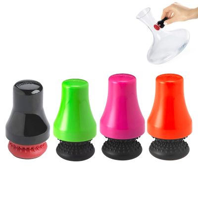 【hot】 1pc Silicone Magnetic Cleaning Industrial Cleaner Glass Bottle Rubber Scrubber Black/Green/Red/Rose