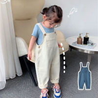 2022 Jumpsuit For Girls Kids Spring Autumn Jeans Overall Dress Rompers Kawaii Overalls Denim Suspender Pants Fashion Children