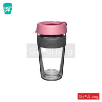 แก้ว KeepCup ใสสองชั้นฝาชมพูที่จับสีเทา-16oz/K-LPSCA16