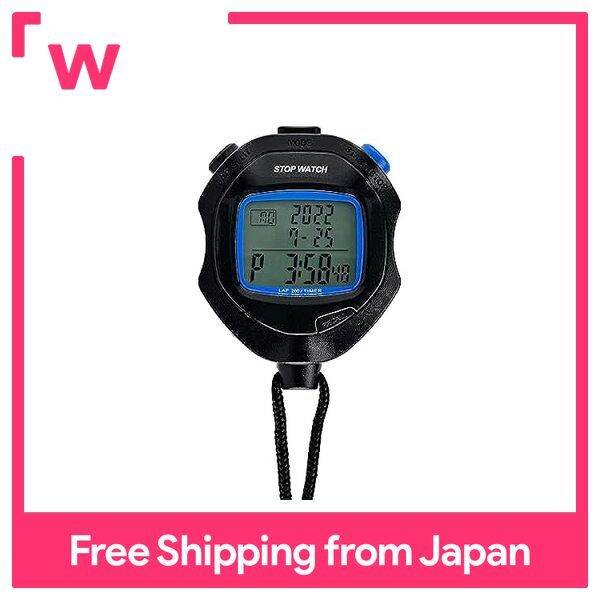 CREPHA Stopwatch with clock function Alarm countdown timer Lap time