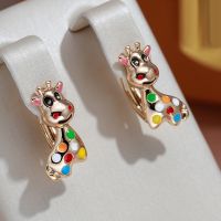 Enamel Drop Earrings