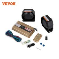 VEVOR 200W 18 Sound 12V เสียงดังในรถไซเรนไฟตำรวจสัญญาณเตือนระบบไมค์ลำโพงกลางแจ้งสำหรับรถเฉพาะทุกคัน