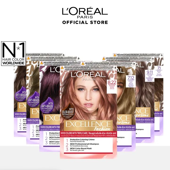 L'Oreal Paris Excellence Ash Supreme / Excellence Fashion Hair Colour (Hair Dye/Hair Care)