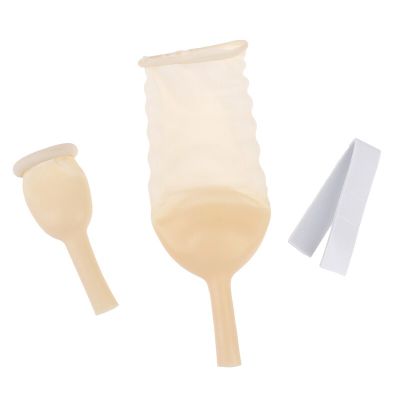 1set Male External Catheter Medical Sterilized Latex Catheter Urine Collector Elderly