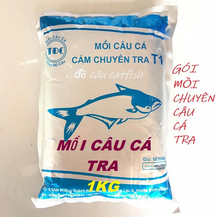 Gói Mồi Câu Cá Tra T1 1Kg-Mồi Chuyên Câu Cá Tra T1-Cám Câu Cá Tra Sông |  Lazada.Vn