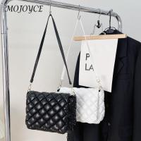 Women Shoulder Bags Checkerboard Plaid Zipper Shoulder Bag Flap Leather Casual Top-Handle Bag for Traveling Shopping