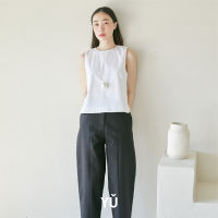 YU Structured Trouser Black (สีดำ)