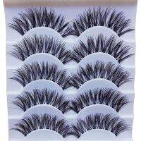 Big sale! OutTop Gracious Makeup Handmade 5Pairs Natural Long False Eyelashes Extension Exquisite c1004