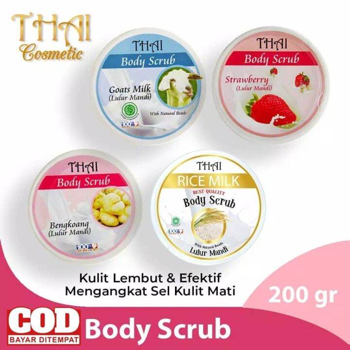 Thai Body Scrub Lulur Mandi All Varian Lazada Indonesia
