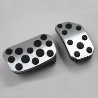 Made of Aluminum alloy Car Brake Accelerator Pedal Foot Rest Pedals Covers For Toyota Alphard 2010-2014 Previa 2002-2014 Pedal Accessories