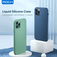 ROCK Liquid Silicone Case for iPhone 12 Mini 12 Pro Cover Thin Soft Shockproof Case for iPhone 12 Pro Max Protector Cover Coque