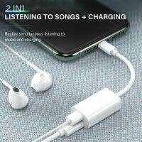 Dubbele Lightning Splitter Voor Iphone 13 12 11 Pro Max X Xs Xr 8 Plus 2 In 1 Otg Adapter Hoofdtelefoon Audio Opladen Kabel Headphones Accessories