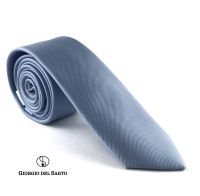 Giorgio Del Sarto Necktie Blue Fabric Texture เนคไทสีฟ้ามีเท็กเจอร์