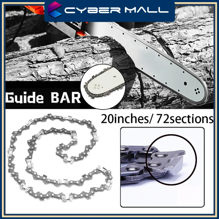 20 inch Chainsaw Saw Chain 76 Drive Links Replacement Mill Ripping