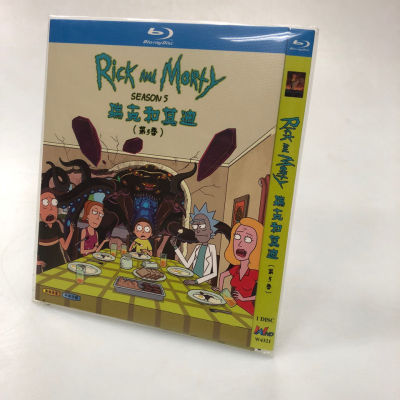BD Blu Ray ภาพเคลื่อนไหว Rick และ Morty ซีซั่น5 Rick และ Morty จีนคำบรรยาย Morty ปกอ่อน