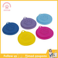 【SHZTGM】  1Pc Pet Food Can Cover Lid Dog Cat Pet Tin Silicone Reusable Storage Cap