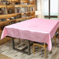 ；‘。、’ Rectangular 145X304cm Tablecloth Satin Solid Waterproof Table Cloth For Home Party Banquet Wedding Christmas Wedding Decorations