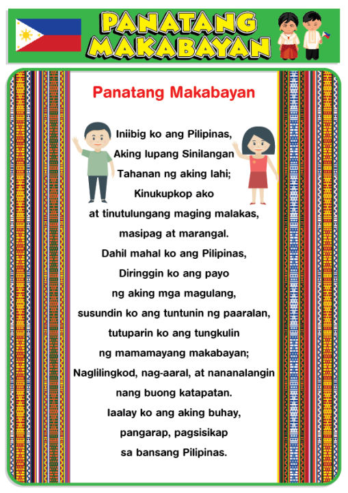 Panatang Makabayan Chart Top Review Images