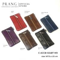 Prang Crocodile Leather Coin Purse &amp; Key Bag กระเป๋าใส่เหรียญและกุญแจ หนังจระเข้แท้ C-ACCB-024BT-MX