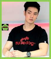 Rudedog เสื้อคอกลม ชาย หญิง  รุ่น Logo18 สีดำ