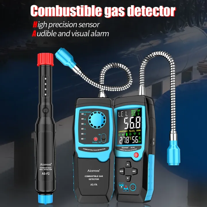 Gas Detector Handheld Portable Gas Leakage Detector Alarm Combustible