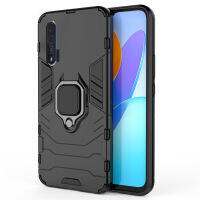 เคส Huawei Nova 6 5G Case ชุดเกราะกันกระแทก Slim Rugged Hybrid Hard Plastic + Tpu Bracket Magnet 360 Ring Holder ฝาหลัง