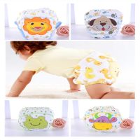 5Pcs/Lot Girls Cotton Nappies Training Pants Reusable Washable Baby Diapers 80/90/100 Cloth Diapers