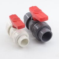 1~5pcs 20~50mm PVC Ball Valve Garden Irrigation Pipe Fittings Union Valve Connector Aquarium Pipe Connector Fish Tank Tube Joint Watering Systems  Gar