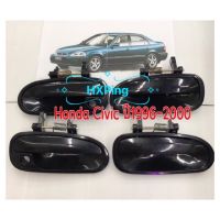 SPRY มือเปิดประตูนอก HONDA CIVIC ปี1996-2000ด้านหน้า+ด้านหลัง4ประตูสีดำ LDP81