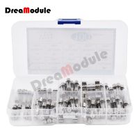 100PCS 5*20MM Glass Fuse Fast Fuse 250V 0.2A 0.5A 1A 2A 3A 5A 8A 10A 15A 20A Glass Tube Fuse Assorted Kits With Box Quick Blow Electrical Circuitry Pa